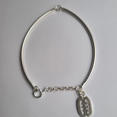 Bracciale pieghevole in argento sterling