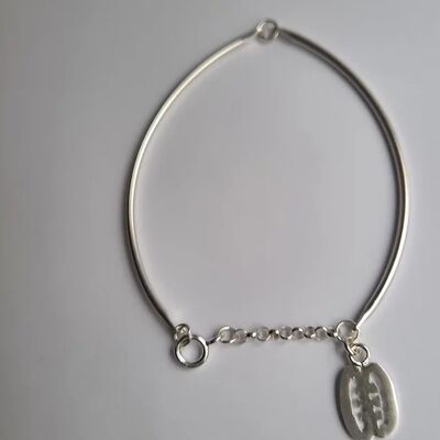 Foldy sterling silver bracelet