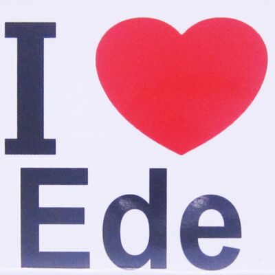 Imán de nevera I Love Ede