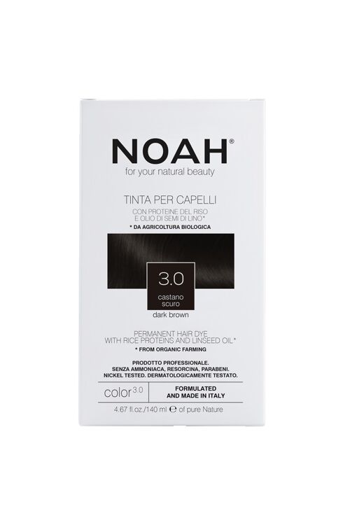 NOAH – 3.0 Permanent Hair Dye- DARK BROWN 140ML