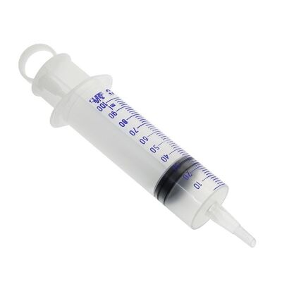 Sureair Sterile Reusable Large Syringes Catheter Tip 100ml (x100)