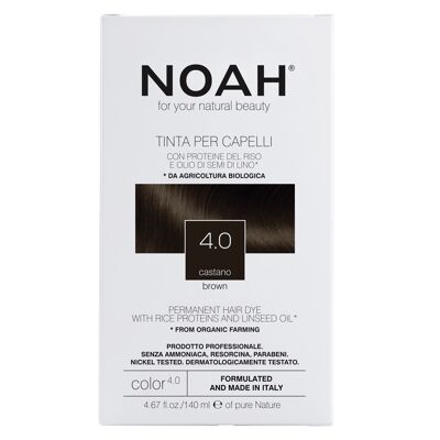 NOAH – 4.0 Tintura Permanente per Capelli- MARRONE 140ML