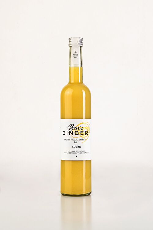 Ben's Ginger Organic Ginger Concentrate - 500ml