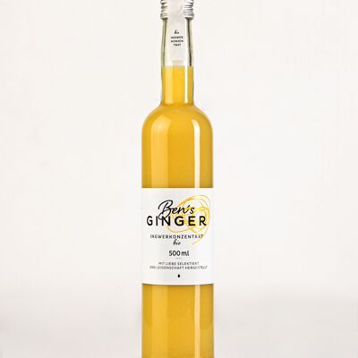 Ben's Ginger Organic Ginger Concentrate - 500ml