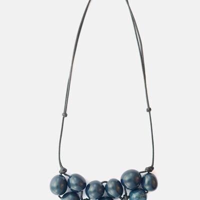 Bolota Adjustable Necklace - Denim Blue