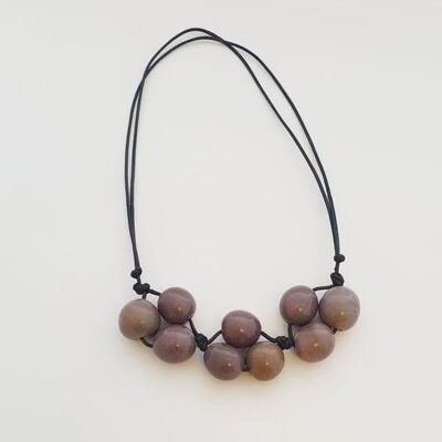 Bolota Adjustable Necklace - Grey