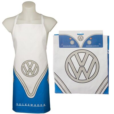 Cotton Apron - Volkswagen VW T1 Camper Bus Blue