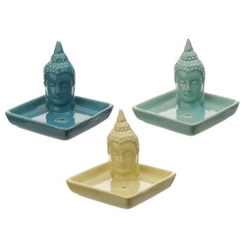 Bâtonnets d'encens et cônes bouddha thaïlandais en céramique Eden 2