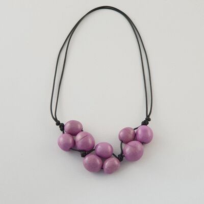 Bolota Adjustable Necklace - Lilac