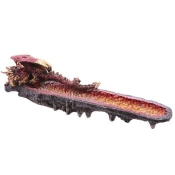 Brûleur de bâton d'encens Geode Crystal Dragon Affleurement Ashcatcher 2