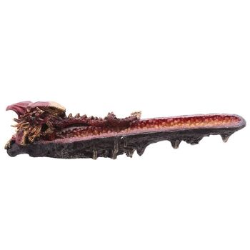 Brûleur de bâton d'encens Geode Crystal Dragon Affleurement Ashcatcher 9