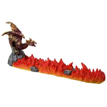 Brûleur de bâtonnets d'encens Ashcatcher du volcan Red Dragon 3