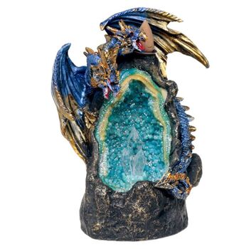Dragon avec brûleur d'encens à LED Crystal Cave à refoulement 7