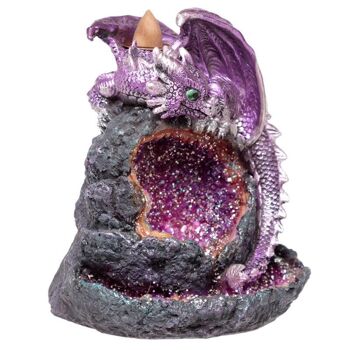 Brûleur d'encens à LED Crystal Cave Baby Dragon 4