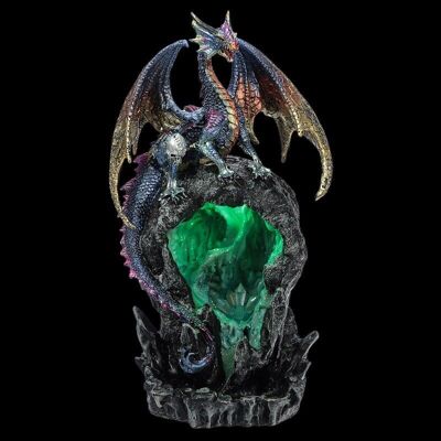Quemador de incienso de reflujo LED Dark Legends - Dragón de hielo