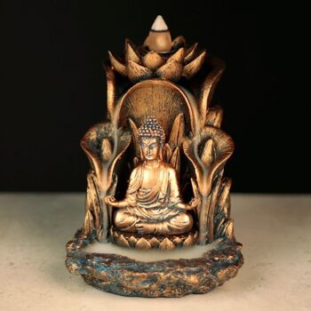 Brûleur d'encens Thai Buddha Lotus Backflow 1
