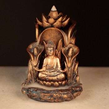 Brûleur d'encens Thai Buddha Lotus Backflow 2