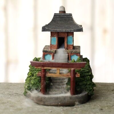 Japanese Garden Temple Rückfluss-Räuchergefäß