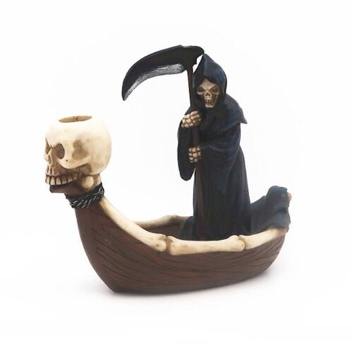 The Reaper Ferryman of Death Backflow Incense Burner