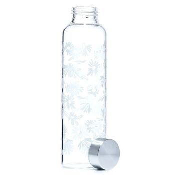 Bouteille d'eau en verre Daisy Lane avec manchon en néoprène 4