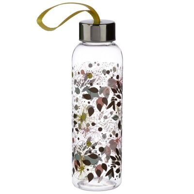 Bottiglia d'acqua Wisewood Botanical da 500 ml con coperchio metallico