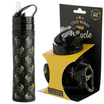 Cycle Works Bicycle Foldable Silicone Bottle 600ml