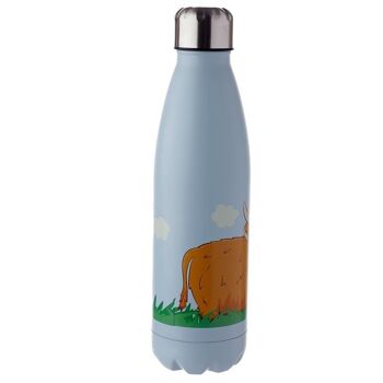 Gourde isotherme en acier inoxydable Highland Coo Cow 500 ml 4