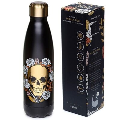 Skulls and Roses Edelstahl-Thermoflasche 500ml
