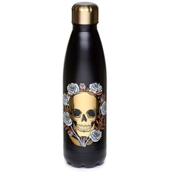 Bouteille isotherme Skulls and Roses en acier inoxydable 500 ml 6