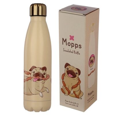 Mopps Pug Bottiglia Termica in Acciaio Inox 500ml