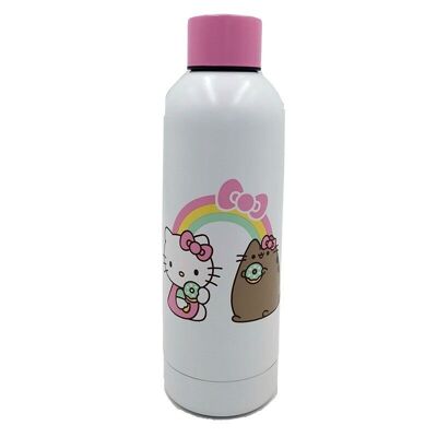 Botella Térmica de Acero Inoxidable Hello Kitty & Pusheen 530ml
