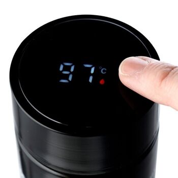 Thermomètre numérique pour bouteille thermique en acier inoxydable Pac-Man 450 ml 3
