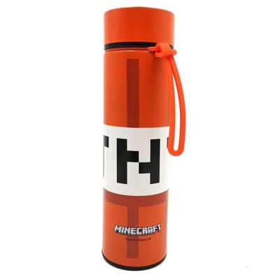 Minecraft TNT Thermoflasche Digitales Thermometer 450ml