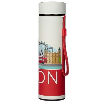 Bouteille isotherme London Icons avec thermomètre numérique 450 ml 5