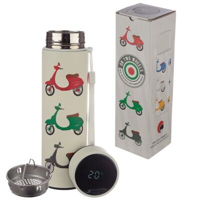 Scooter Thermoflasche mit Digitalthermometer 450ml