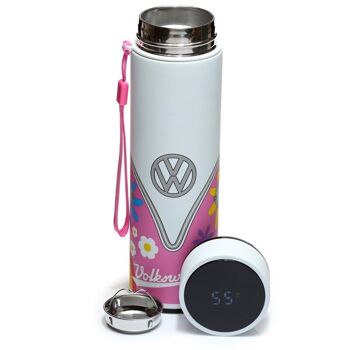 Thermomètre numérique de bouteille d'amour d'été de bus de camping-car VW T1 2