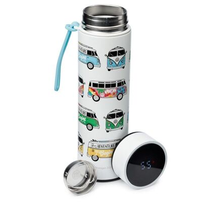 VW T1 Camper Bus Thermal Bottle Digital Thermometer 450ml