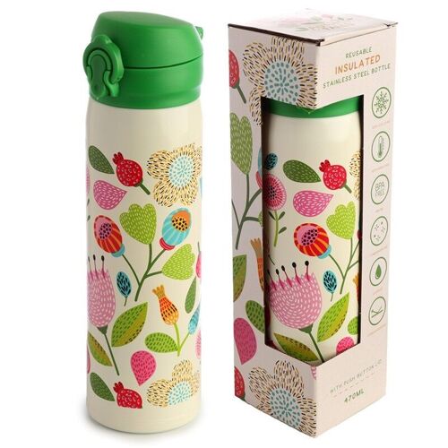 Pick of the Bunch Autumn Falls Push Top Thermal Bottle