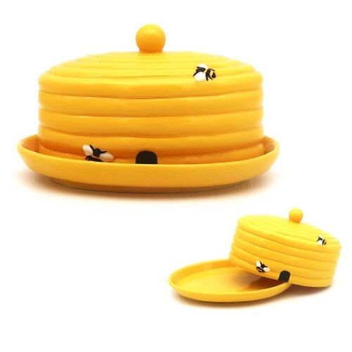 Beehive Shaped Ceramic Butter Dish