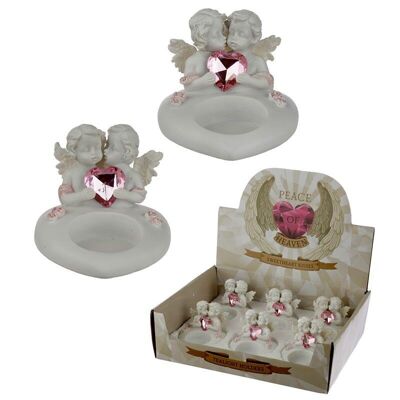 Peace of Heaven Sweetheart Kisses Tea Light Candle Holder