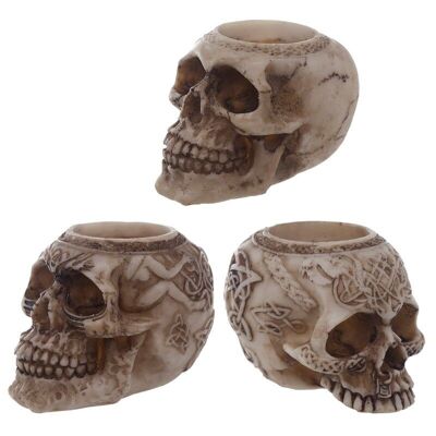 Skull Tea Light Candle Holder