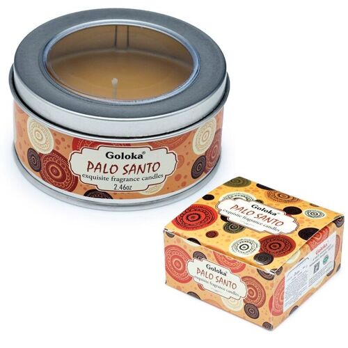 Goloka Palo Santo Wax Candle Tin