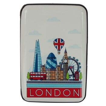 Étui pour cartes de protection sans contact London Icons 4