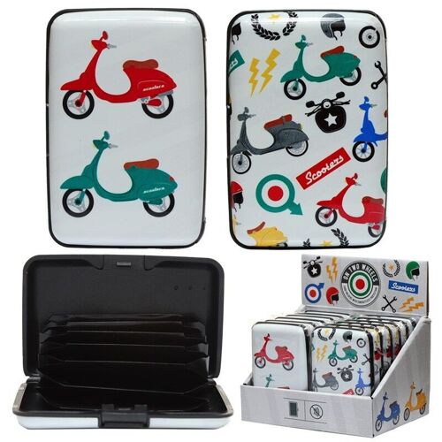 On Two Wheels Scooter Contactless Protection Card Case