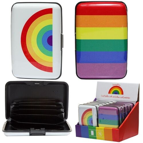 Somewhere Rainbow Contactless Protection Card Case