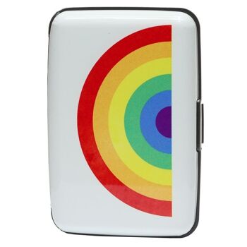 Porte-cartes de protection sans contact Somewhere Rainbow 5