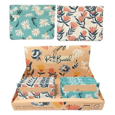 Pick of the Bunch Fabric RFID Protection Card Holder