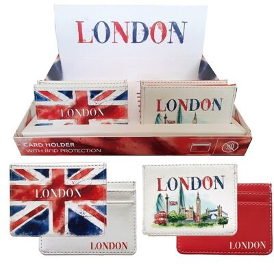 London Tour Contactless RFID Protection Credit Card Holder