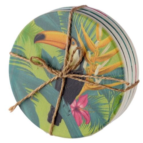 Toucan Party Set of 4 Coasters
