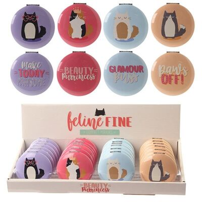 Espejo compacto Feline Fine Cat